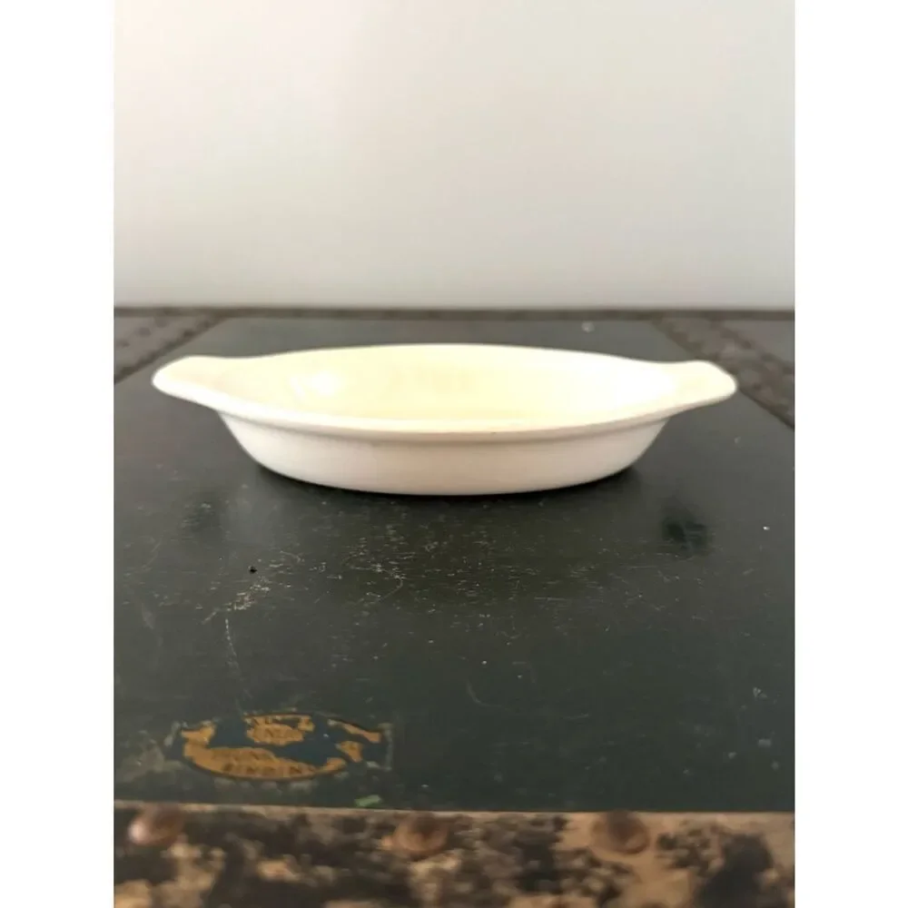 Syracuse China Individual Casserole Dish White # 747 USA